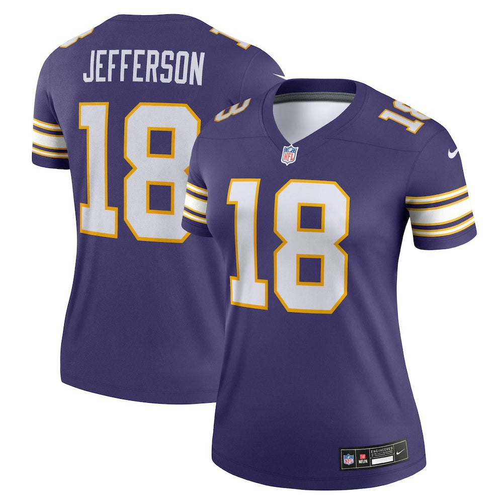 Justin Jefferson Minnesota Vikings Women's Alternate Legend Player Performance Top - Purple | Nike cheap