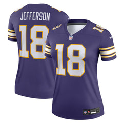 Justin Jefferson Minnesota Vikings Women's Alternate Legend Player Performance Top - Purple | Nike cheap