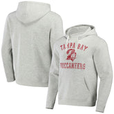 Tampa Bay Buccaneers NFL x Darius Rucker Collection Coaches Pullover Hoodie - Heather Gray on sale