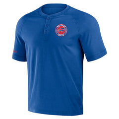 Buffalo Bills NFL x Darius Rucker Collection Washed Raglan Henley T-Shirt - Royal on sale