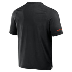 Cincinnati Bengals NFL x Darius Rucker Collection Washed Raglan Henley T-Shirt - Black discount