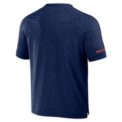 Denver Broncos NFL x Darius Rucker Collection Washed Raglan Henley T-Shirt - Navy cheap