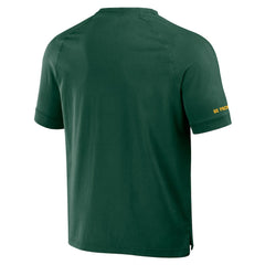 Green Bay Packers NFL x Darius Rucker Collection Washed Raglan Henley T-Shirt - Green sale
