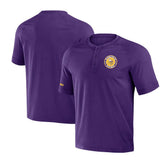 Minnesota Vikings NFL x Darius Rucker Collection Washed Raglan Henley T-Shirt - Purple online