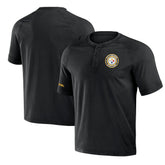 Pittsburgh Steelers NFL x Darius Rucker Collection Washed Raglan Henley T-Shirt - Black outlet