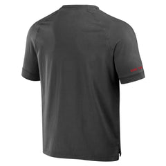 Tampa Bay Buccaneers NFL x Darius Rucker Collection Washed Raglan Henley T-Shirt - Pewter discount