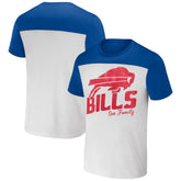 Buffalo Bills NFL x Darius Rucker Collection Colorblocked T-Shirt - White/Royal sale