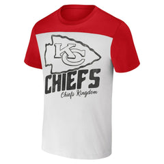Kansas City Chiefs NFL x Darius Rucker Collection Colorblocked T-Shirt - Cream sale