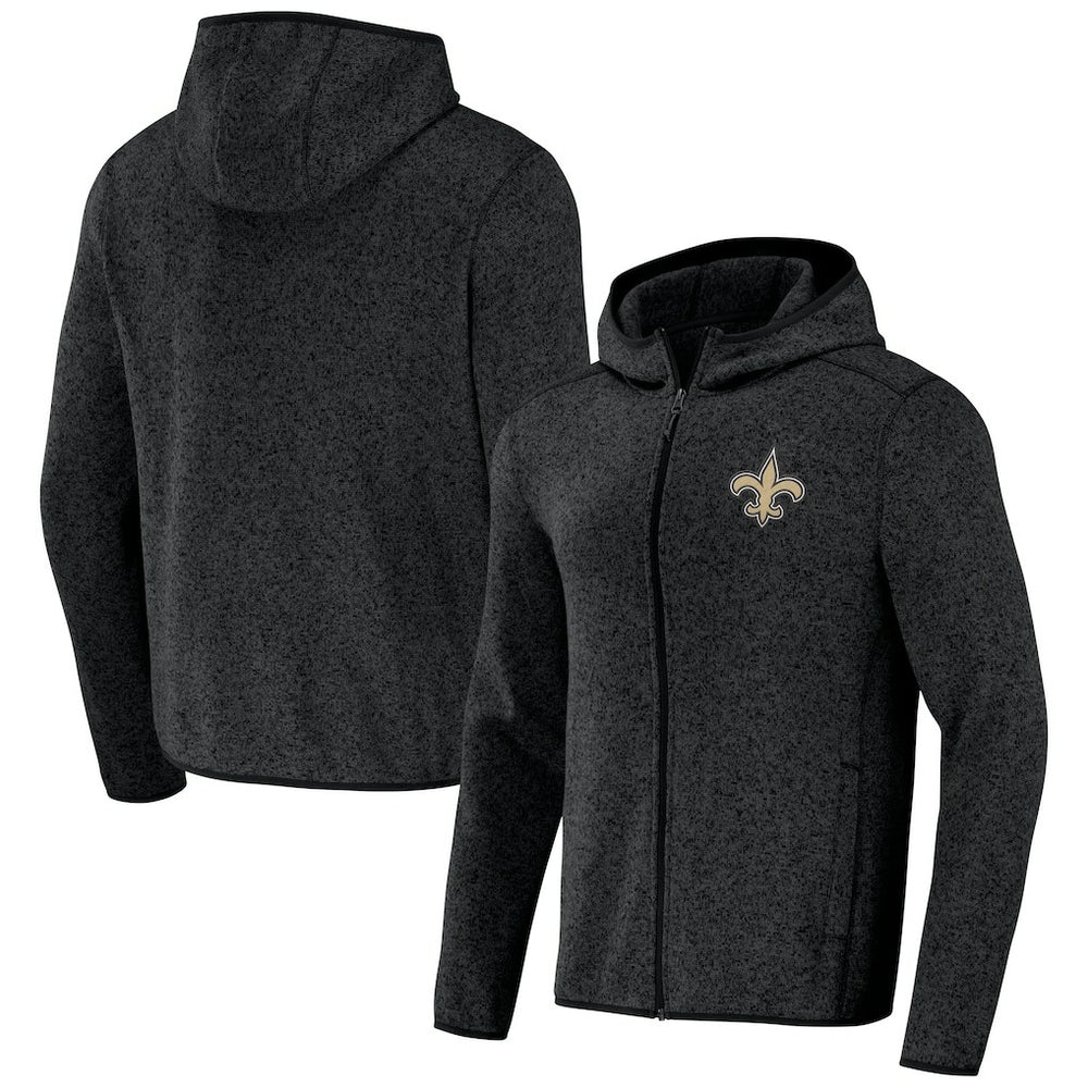 New Orleans Saints NFL x Darius Rucker Collection Fleece Pullover Hoodie - Black for sale