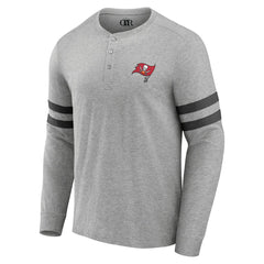 Tampa Bay Buccaneers NFL x Darius Rucker Collection Henley Long Sleeve T-Shirt - Heather Gray online