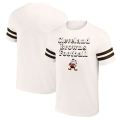 Cleveland Browns NFL x Darius Rucker Collection Vintage T-Shirt - Cream on sale