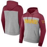 Washington Commanders NFL x Darius Rucker Collection Color Blocked Pullover Hoodie - Heather Gray discount