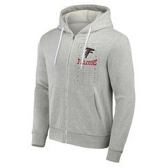 Atlanta Falcons NFL x Darius Rucker Collection Domestic Full-Zip Hoodie - Heather Gray cheap