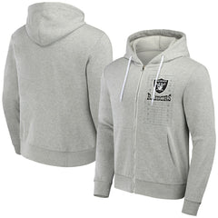 Las Vegas Raiders NFL x Darius Rucker Collection Domestic Full-Zip Hoodie - Heather Gray online