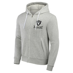 Las Vegas Raiders NFL x Darius Rucker Collection Domestic Full-Zip Hoodie - Heather Gray online