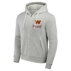 Washington Commanders NFL x Darius Rucker Collection Domestic Full-Zip Hoodie - Heather Gray for sale