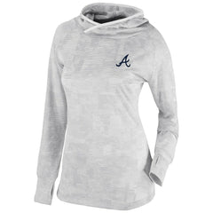 Atlanta Braves Women's Omni-Wick Sunday Ball Pullover Hoodie - White | Columbia