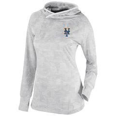 New York Mets Women's Omni-Wick Sunday Ball Pullover Hoodie - White | Columbia