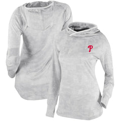 Philadelphia Phillies Women's Omni-Wick Sunday Ball Pullover Hoodie - White | Columbia