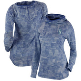 Seattle Mariners Women's Omni-Wick Sunday Ball Pullover Hoodie - Navy | Columbia