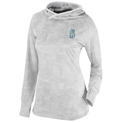 Seattle Mariners Women's Omni-Wick Sunday Ball Pullover Hoodie - White | Columbia