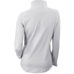 New York Yankees Women's Omni-Wick Outward Nine Quarter-Zip Pullover Top - White | Columbia