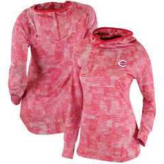 Cincinnati Reds Women's Omni-Wick Sunday Ball Pullover Hoodie - Red | Columbia