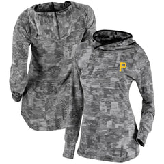 Pittsburgh Pirates Women's Omni-Wick Sunday Ball Pullover Hoodie - Black | Columbia
