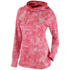 Washington Nationals Women's Omni-Wick Sunday Ball Pullover Hoodie - Red | Columbia