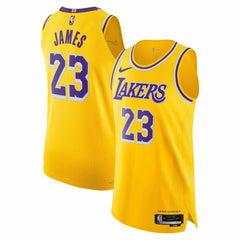 LeBron James Los Angeles Lakers Authentic Jersey - Icon Edition - Gold | Nike on sale