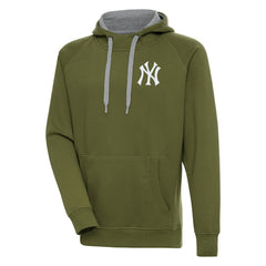New York Yankees Antigua Victory Pullover Hoodie - Olive
