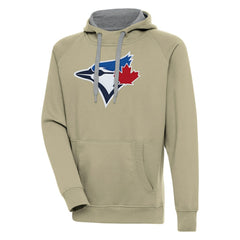 Toronto Blue Jays Antigua Victory Pullover Hoodie - Khaki