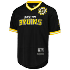 Boston Bruins Pro Standard Classic Mesh V-Neck T-Shirt Black