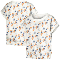 Houston Astros Lusso Women's Madge Dolman Tri-Blend T-Shirt - White