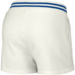 Chicago Cubs Lusso Women's Maeg Tri-Blend Pocket Shorts - White