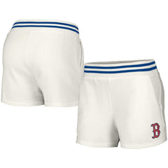 Boston Red Sox Lusso Women's Maeg Tri-Blend Pocket Shorts - White