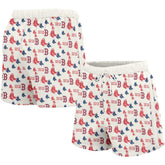 Boston Red Sox Lusso Women's Marge Shorts - White