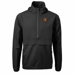 Baltimore Orioles Cutter & Buck Charter Eco Recycled Half-Zip Anorak Jacket - Black