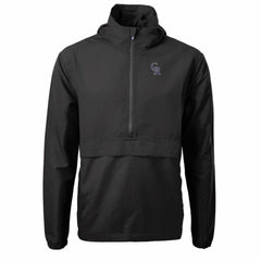 Colorado Rockies Cutter & Buck Charter Eco Recycled Half-Zip Anorak Jacket - Black