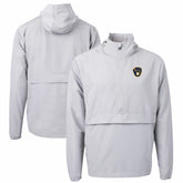 Milwaukee Brewers Cutter & Buck Charter Eco Recycled Half-Zip Anorak Jacket - Gray