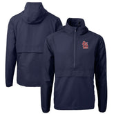 St. Louis Cardinals Cutter & Buck Charter Eco Recycled Half-Zip Anorak Jacket - Navy