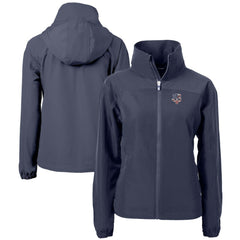 Minnesota Twins Cutter & Buck Women's Charter Eco Recycled Full-Zip Jacket - Navy