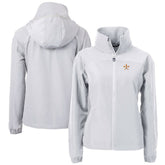 Houston Astros Cutter & Buck Women's Charter Eco Recycled Full-Zip Jacket - Gray