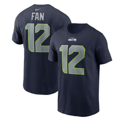 12s Seattle Seahawks Name & Number T-Shirt - College Navy | Nike cheap