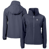 New York Yankees Cutter & Buck Women's Charter Eco Recycled Full-Zip Jacket - Navy