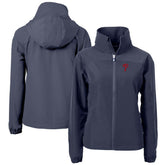 Philadelphia Phillies Cutter & Buck Women's Charter Eco Recycled Full-Zip Jacket - Navy
