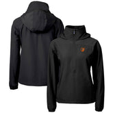 Baltimore Orioles Cutter & Buck Women's Charter Eco Recycled Half-Zip Anorak Jacket - Black