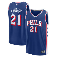 Joel Embiid Philadelphia 76ers Fast Break Replica Jersey - Icon Edition - Royal | Fanatics discount