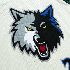 Kevin Garnett Minnesota Timberwolves Chainstitch Swingman Jersey - Cream | Mitchell & Ness sale