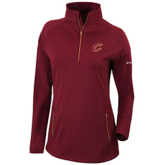 Cleveland Cavaliers Women's Omni-Wick Outward Nine Quarter-Zip Pullover Top sale - Burgundy | Columbia on sale